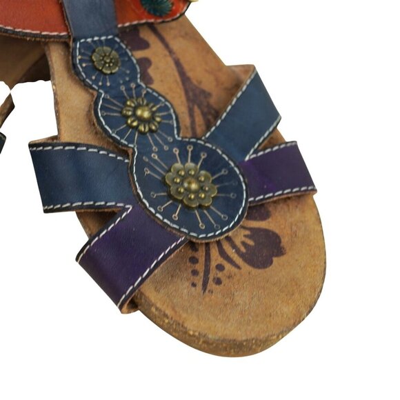 Spring‎ Step L'Artiste Hemlock Women Leather Strappy Sandals Size 36 - Picture 2 of 10